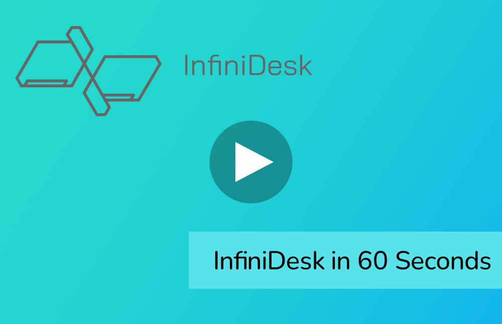 Link to Youtube Video: InfiniDesk in 60 Seconds